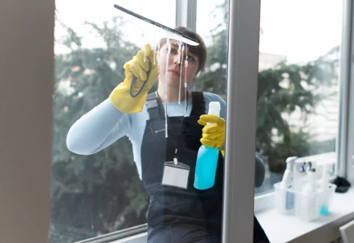 Nettoyage de vitres intérieures et extérieures au Thoronet